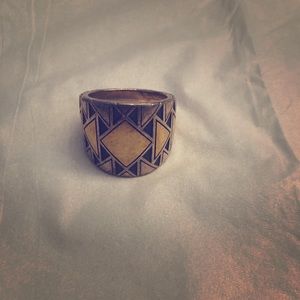 David Yurman 18K gold and sterling silver ring